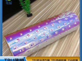 贊晨鐳射TPU炫彩膜彩虹膜圓點幻彩膜功能薄膜tpu膜廠家